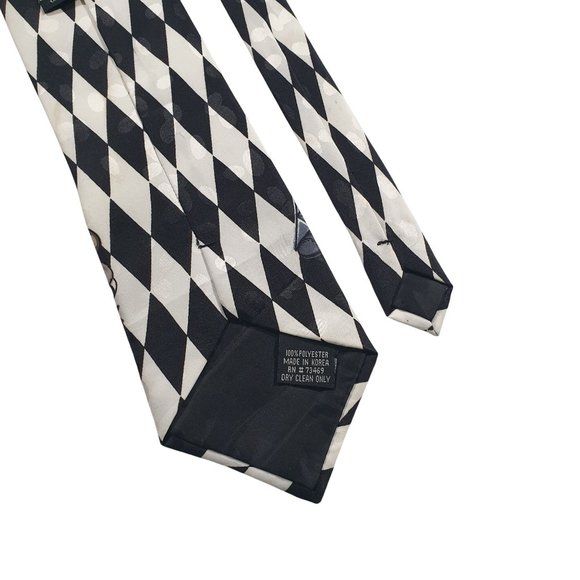 Looney Tunes Mania Vintage Mens Tie Eiffel Tower Characters Marvin Taz Bugs - Picture 5 of 5